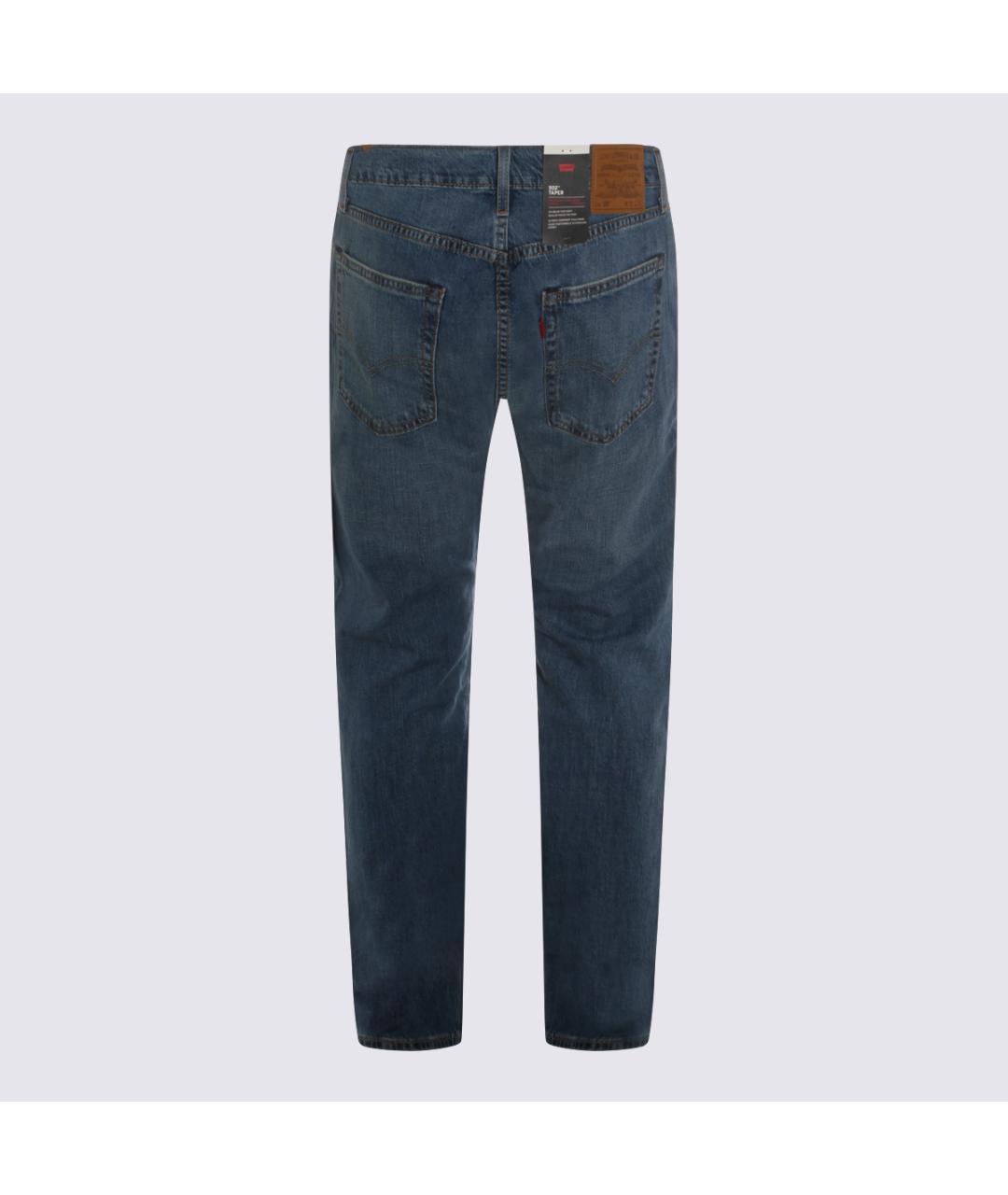 LEVI'S Синие хлопко-лиоцелловые прямые джинсы, фото 2