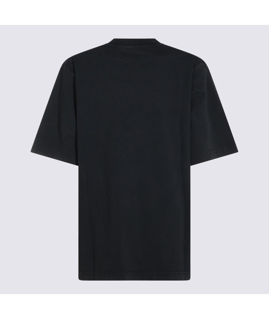ALEXANDER WANG Черная хлопковая футболка, фото 2