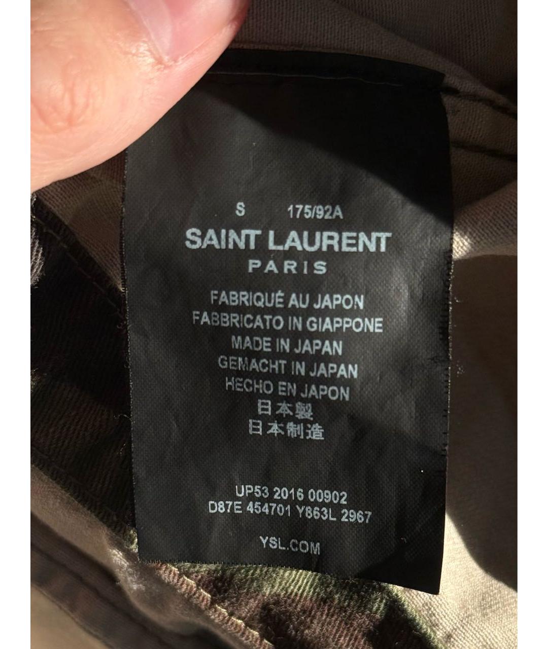 SAINT LAURENT Мульти деним куртка, фото 4