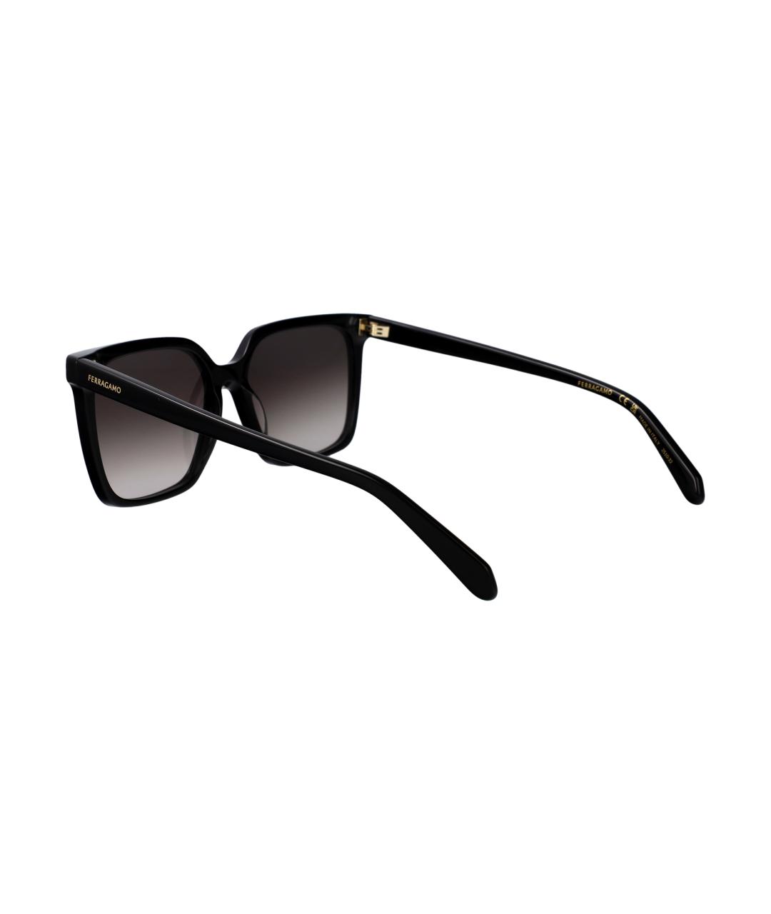 FERRAGAMO Черные солнцезащитные очки, фото 4