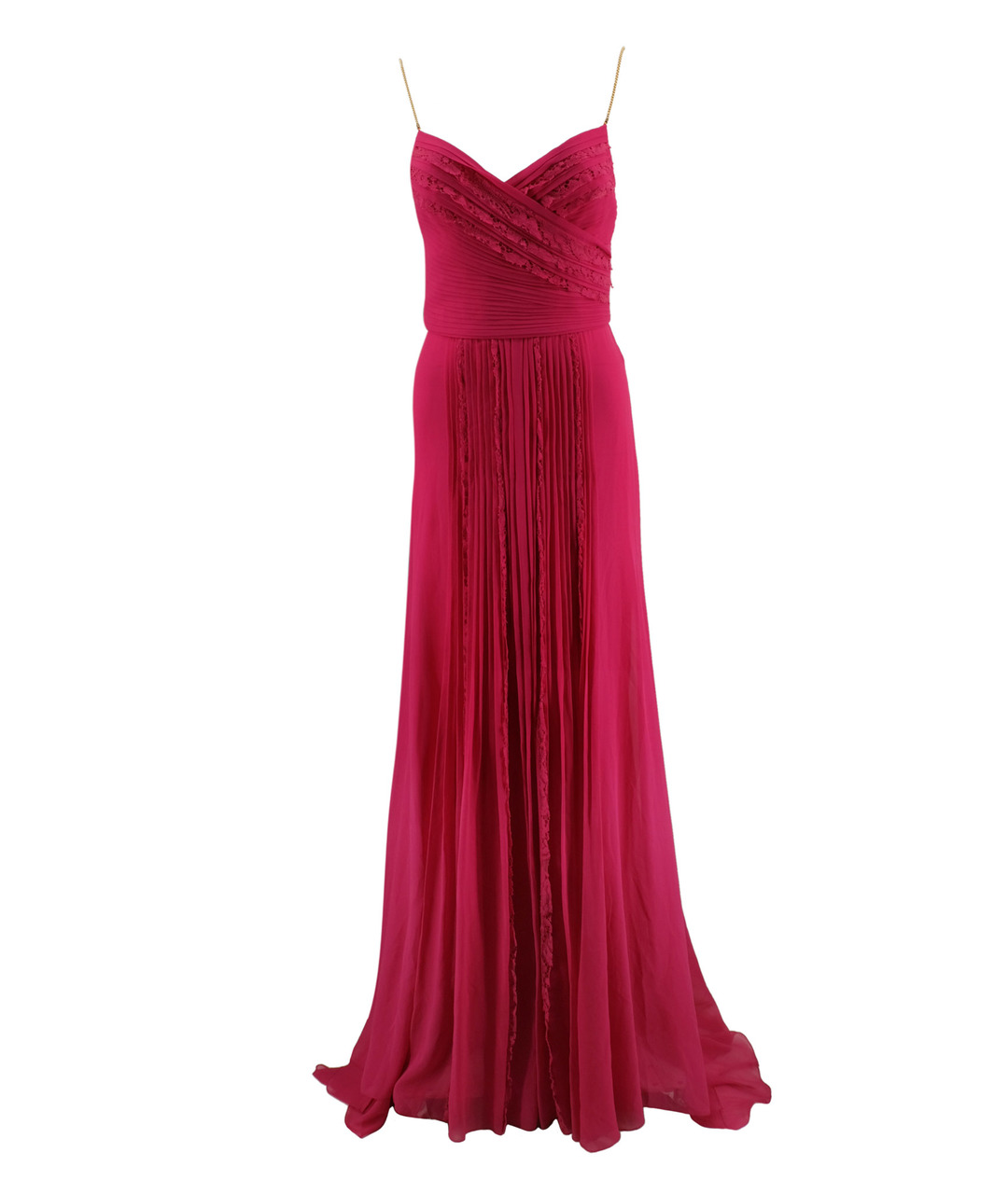 ELIE SAAB Розовое шелковое вечернее платье, фото 1