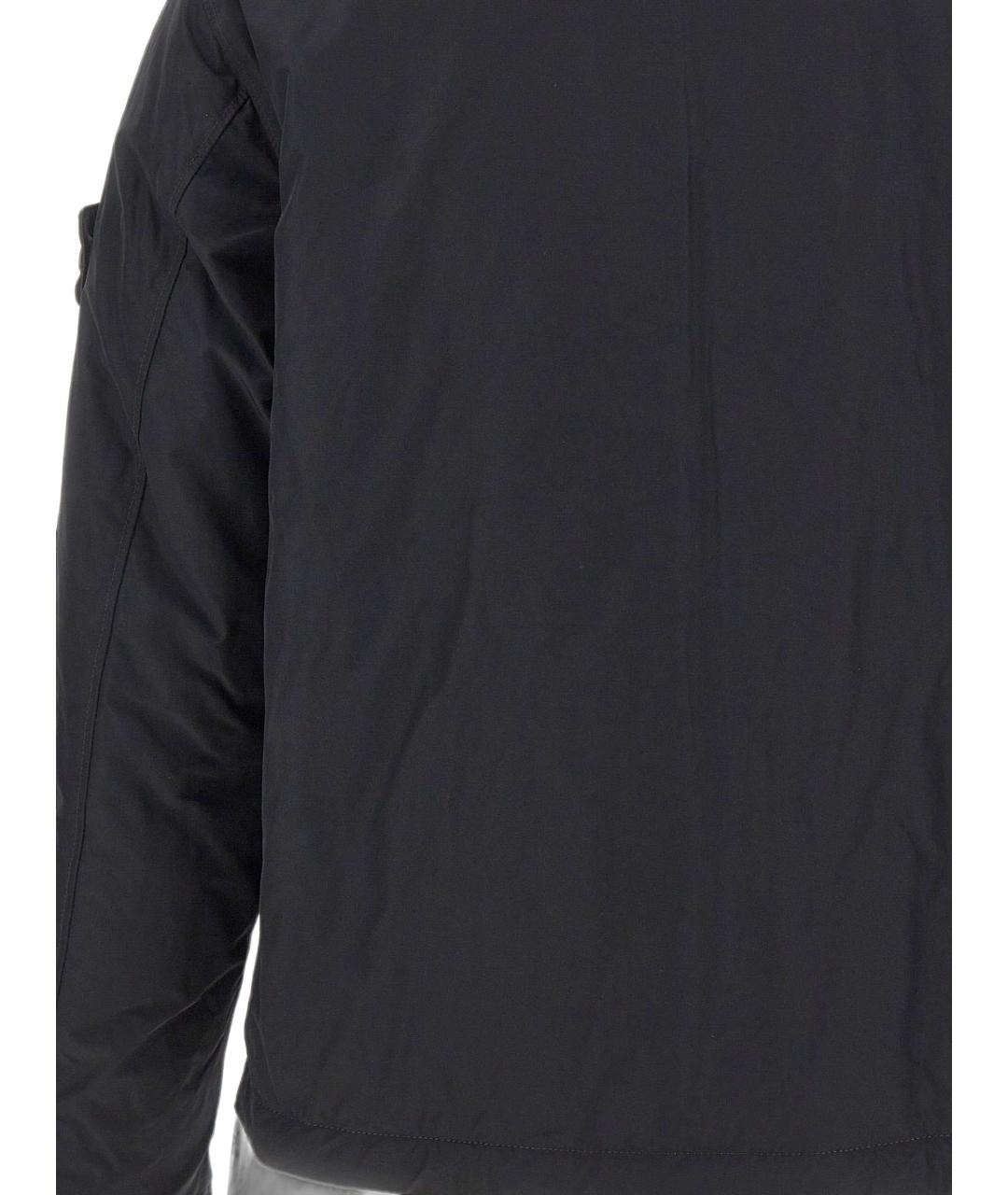 STONE ISLAND Черная полиэстеровая куртка, фото 3