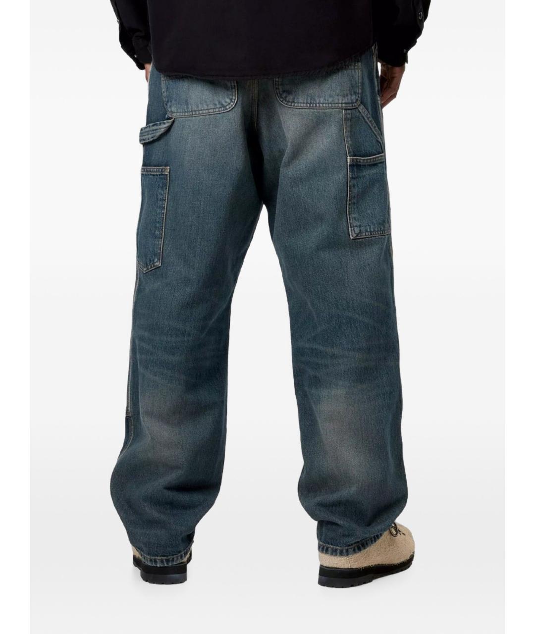 CARHARTT WIP Синие хлопковые шорты, фото 4