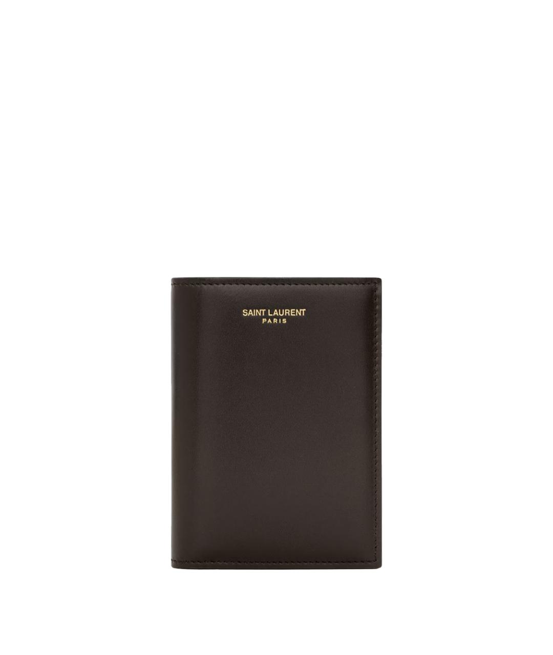 SAINT LAURENT Красный кожаный кошелек, фото 1