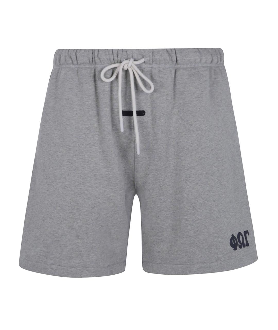 FEAR OF GOD ESSENTIALS Серые хлопковые шорты, фото 1