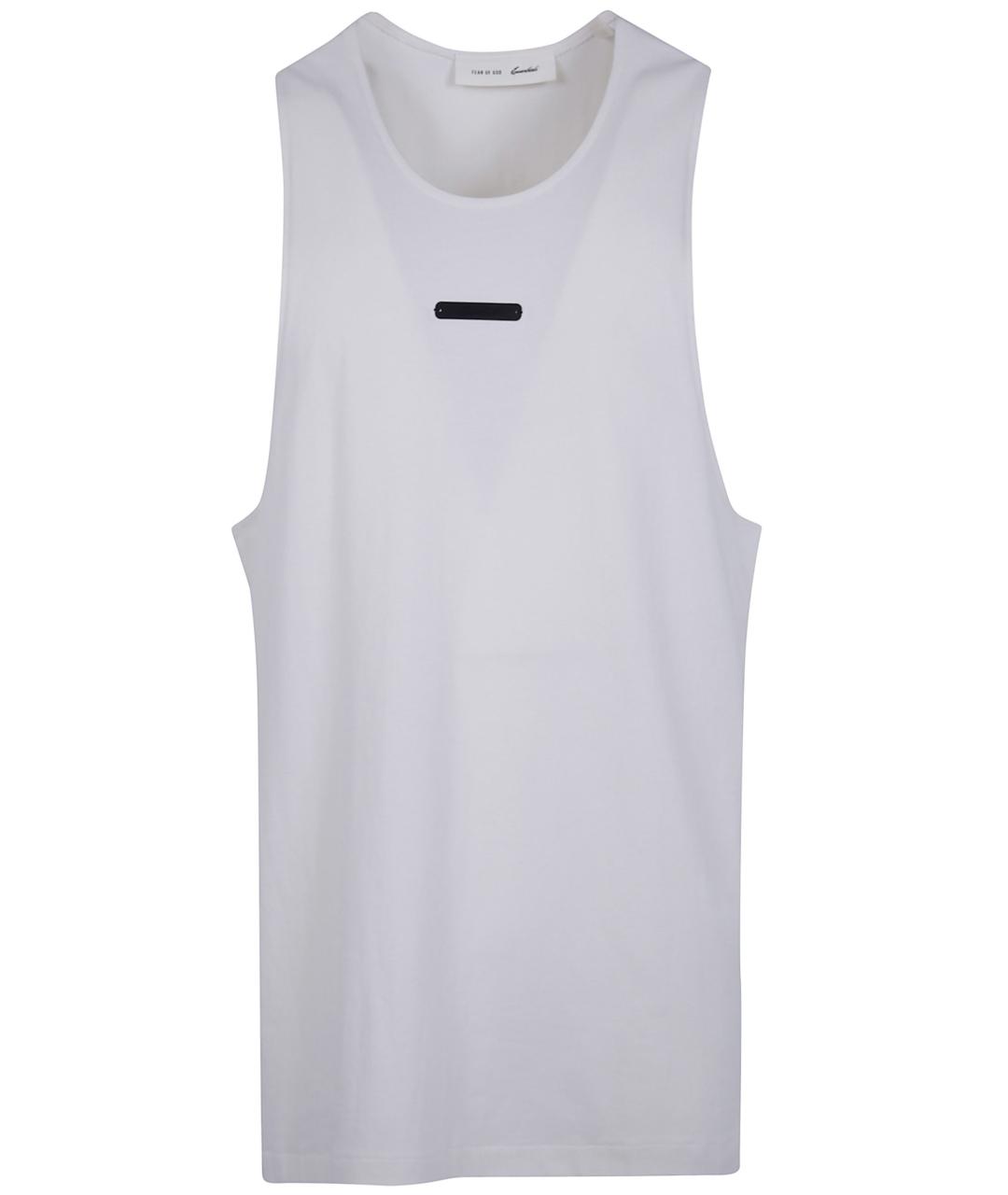 FEAR OF GOD ESSENTIALS Белая хлопковая майка, фото 1