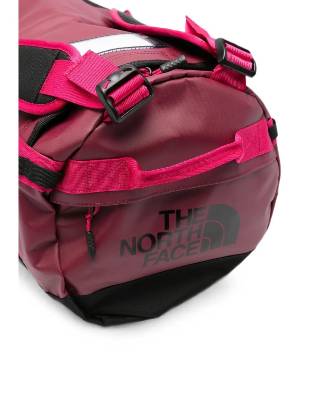THE NORTH FACE Красная синтетическая дорожная/спортивная сумка, фото 4