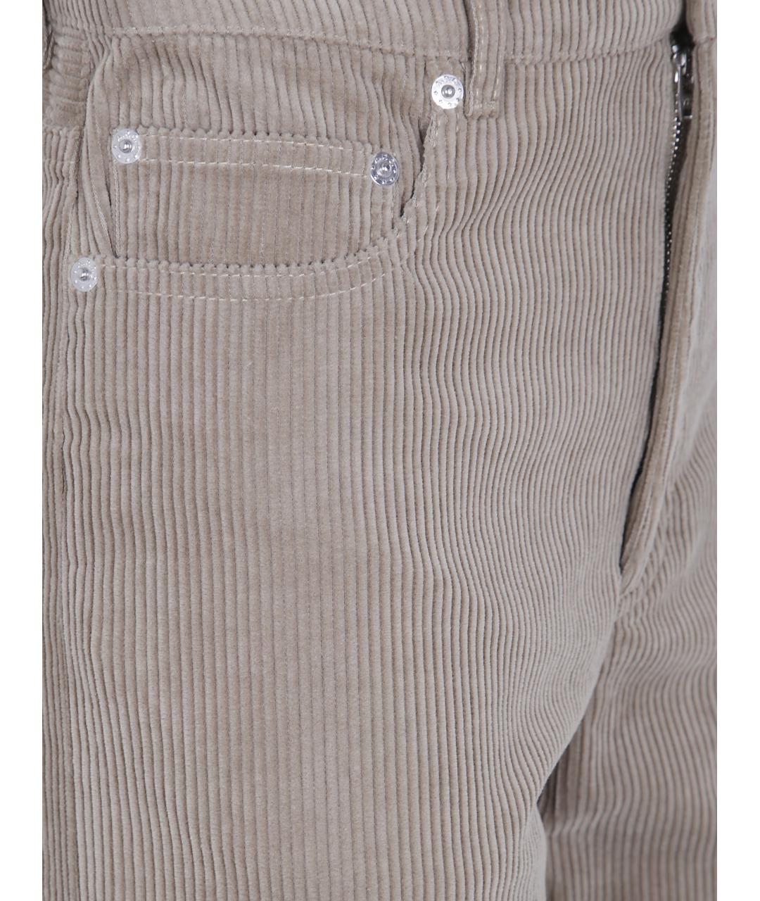 A.P.C. Бежевые хлопковые прямые джинсы, фото 3