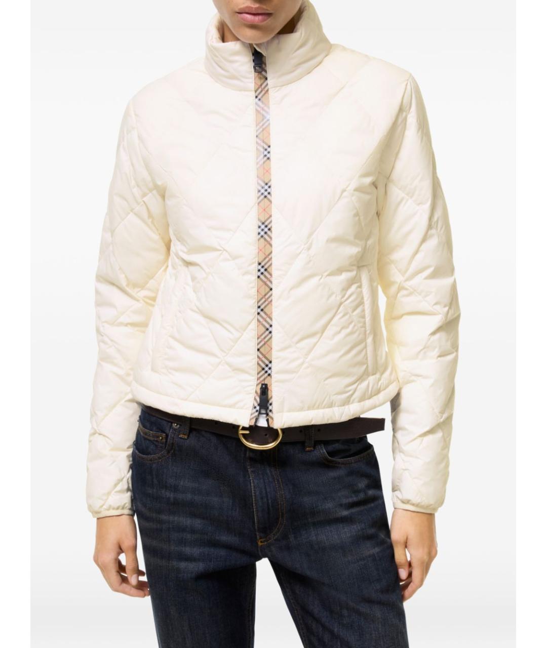 BURBERRY Белая куртка, фото 4