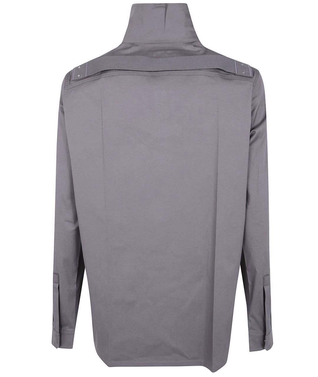 RICK OWENS Серая хлопковая куртка, фото 2