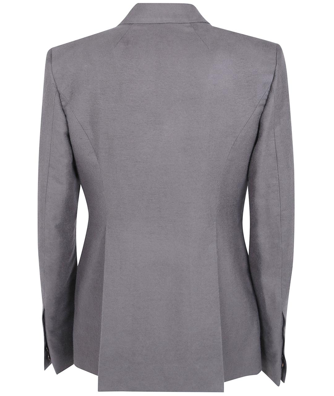 RICK OWENS Серый хлопковый пиджак, фото 4