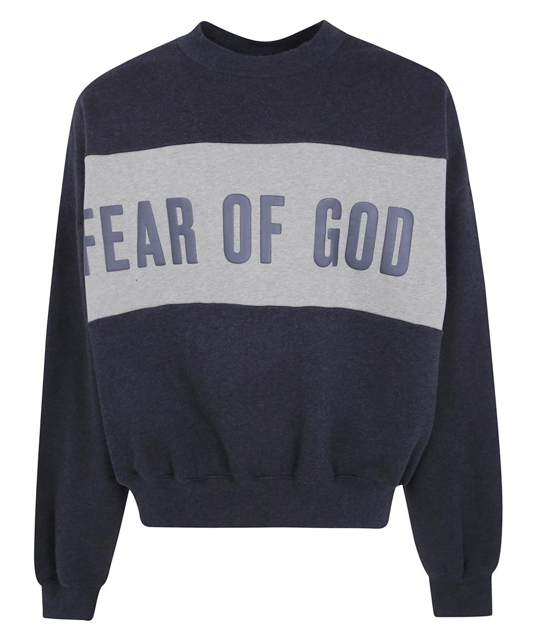 FEAR OF GOD ESSENTIALS Серый хлопковый джемпер / свитер, фото 1