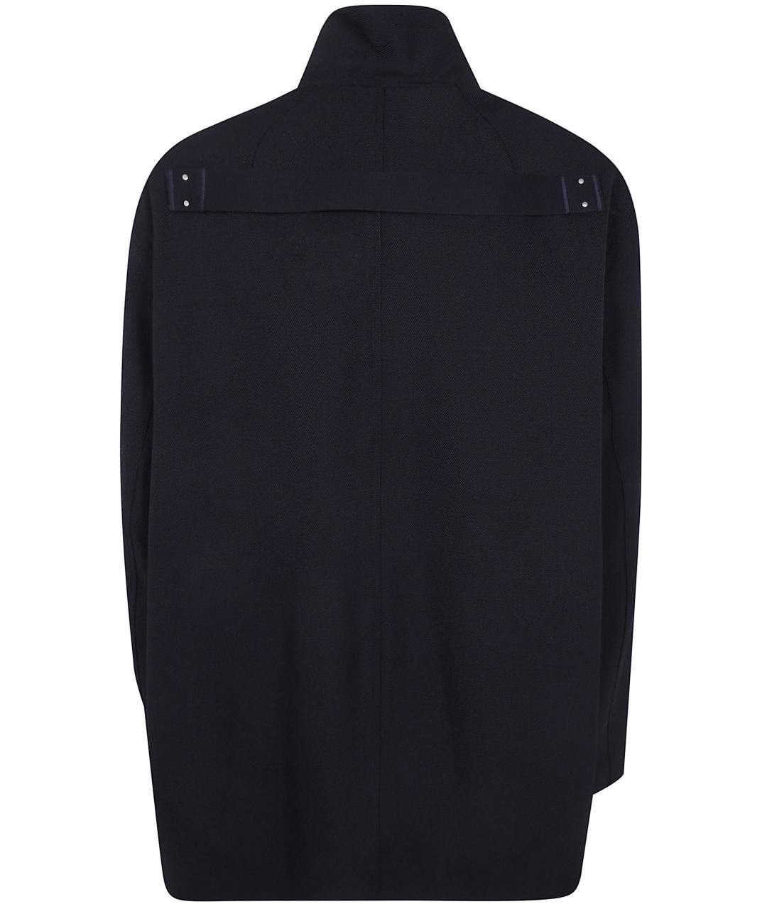 RICK OWENS Черная шерстяная куртка, фото 2