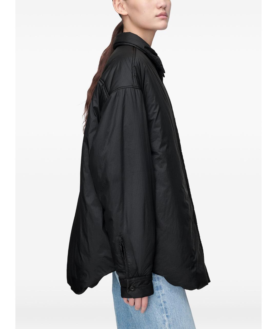 MAISON MARGIELA Черная полиамидовая куртка, фото 4