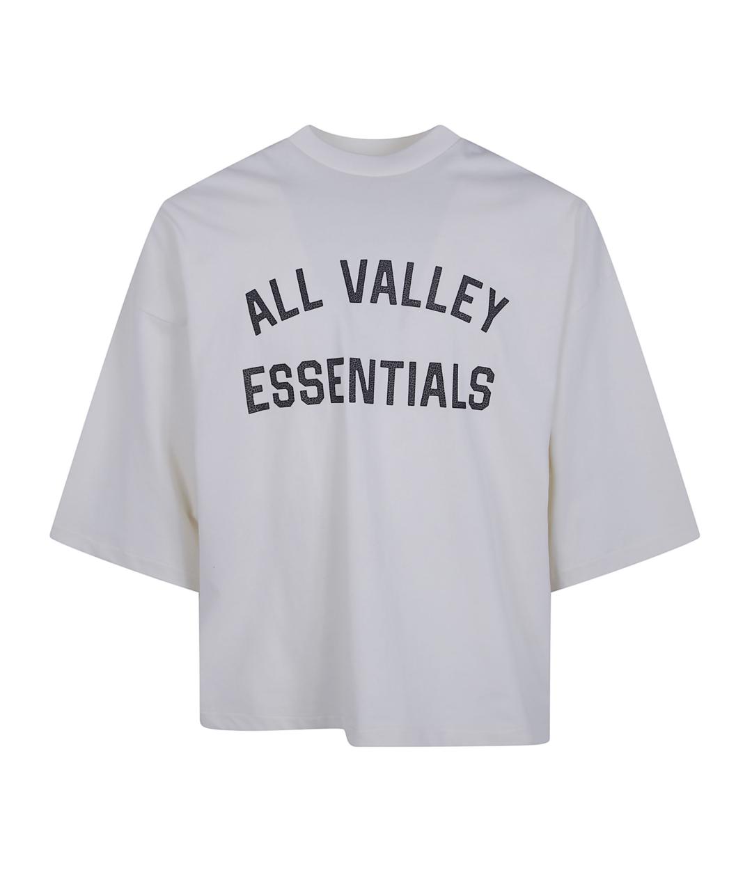 FEAR OF GOD ESSENTIALS Белая хлопковая футболка, фото 1
