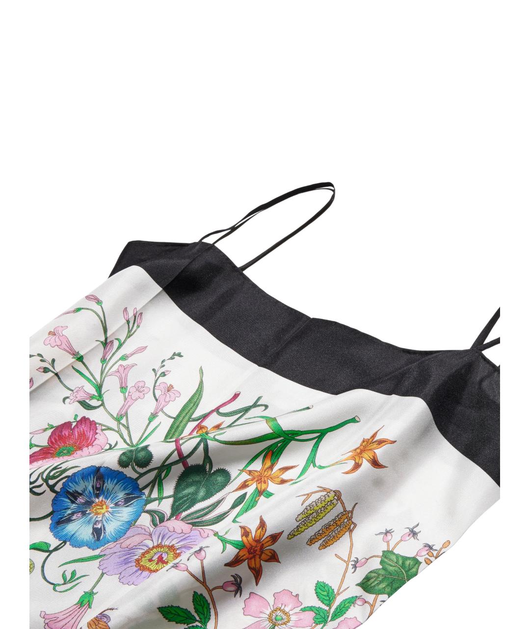GUCCI Мульти шелковое коктейльное платье, фото 4