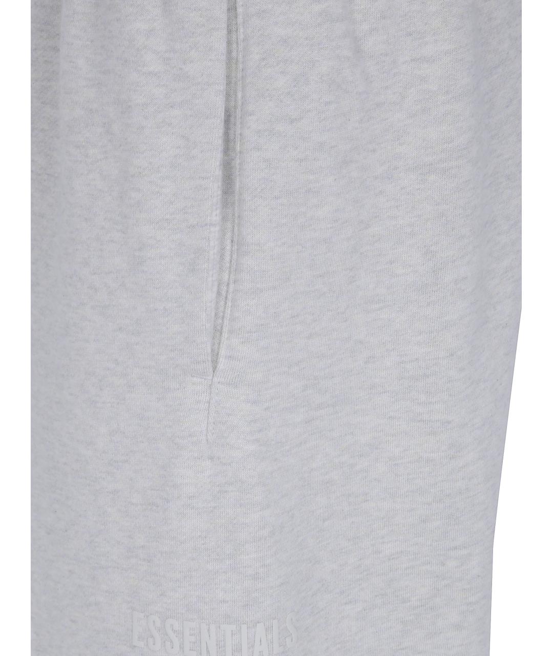 FEAR OF GOD ESSENTIALS Серые хлопковые повседневные брюки, фото 3