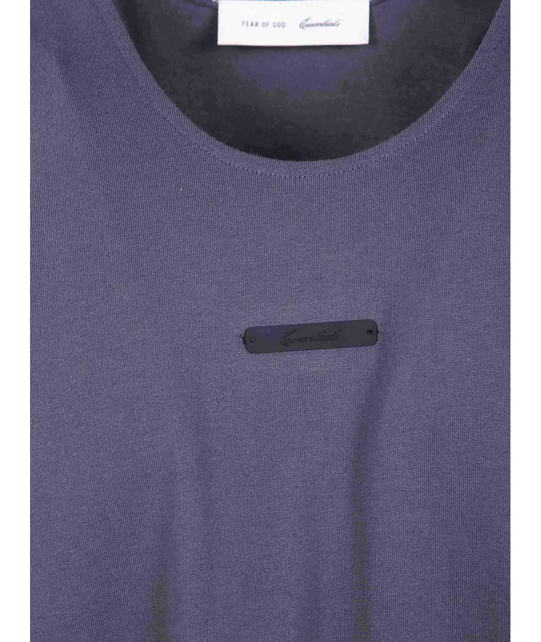 FEAR OF GOD ESSENTIALS Серая хлопковая майка, фото 3