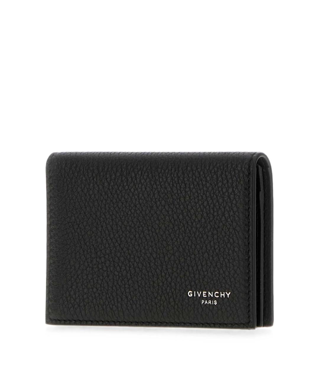 GIVENCHY Черный кожаный кардхолдер, фото 3