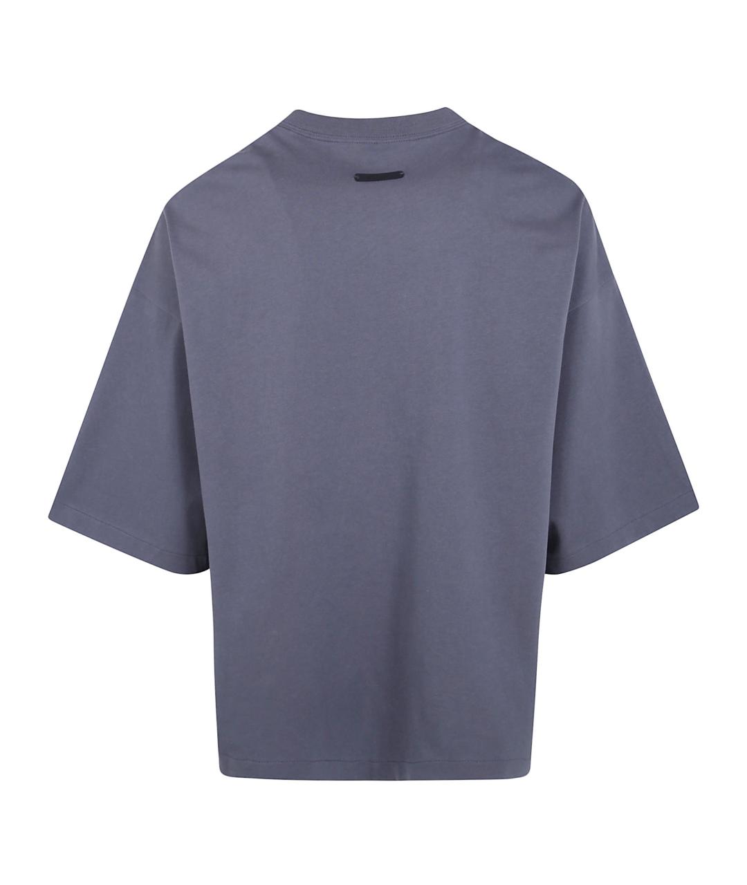 FEAR OF GOD ESSENTIALS Серая хлопковая футболка, фото 2