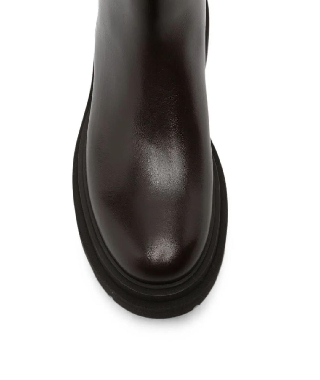 BRUNELLO CUCINELLI Коричневые кожаные ботинки, фото 2