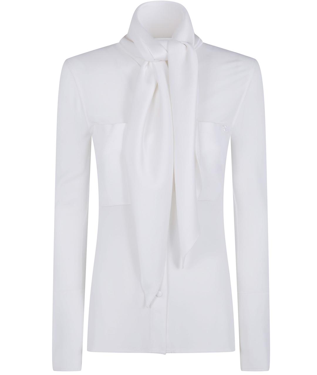 COURREGES Белая вискозная рубашка, фото 1