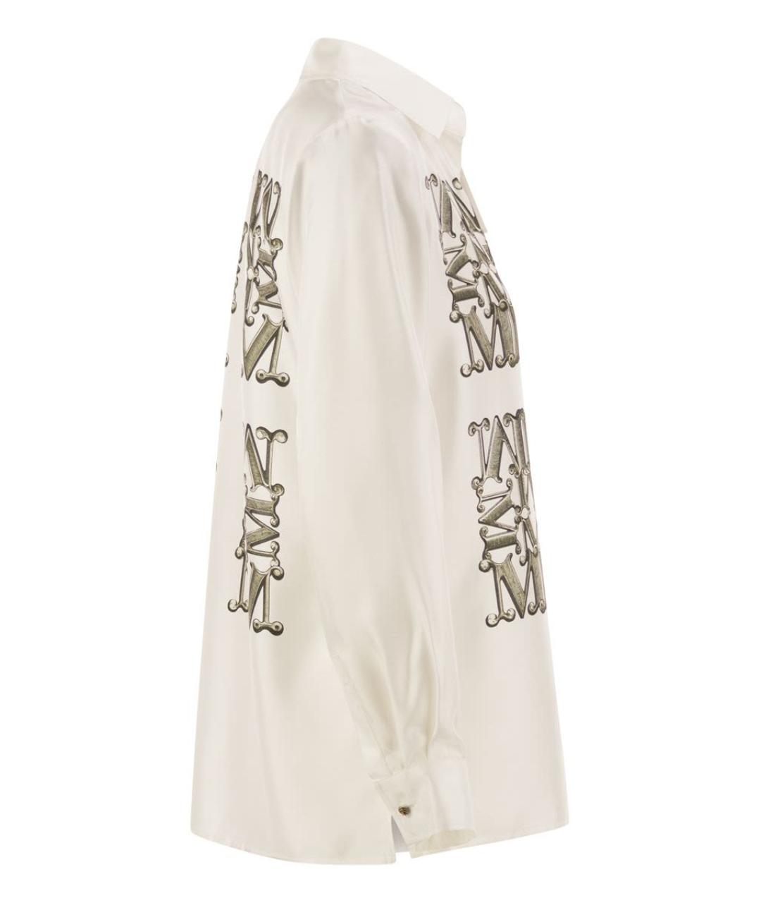 MAX MARA Бежевая хлопковая рубашка, фото 3