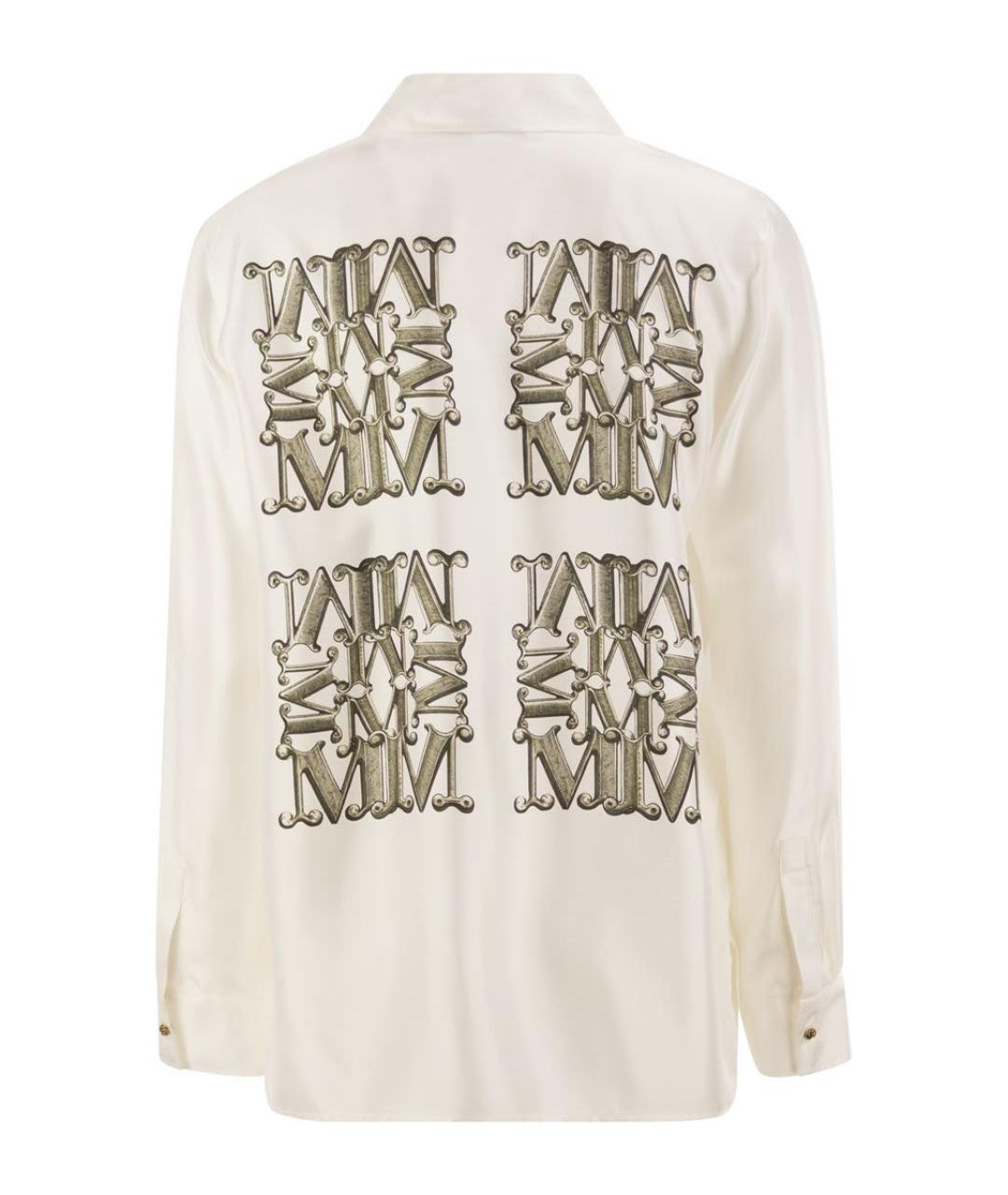 MAX MARA Бежевая хлопковая рубашка, фото 2