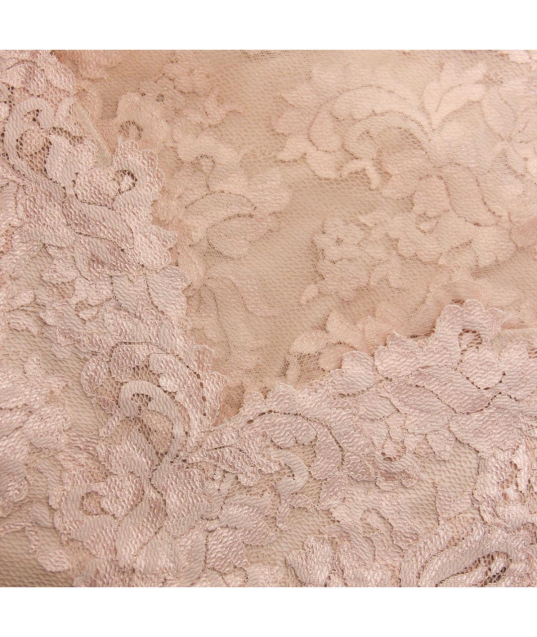 ALLUDE Розовое полиамидовое вечернее платье, фото 4