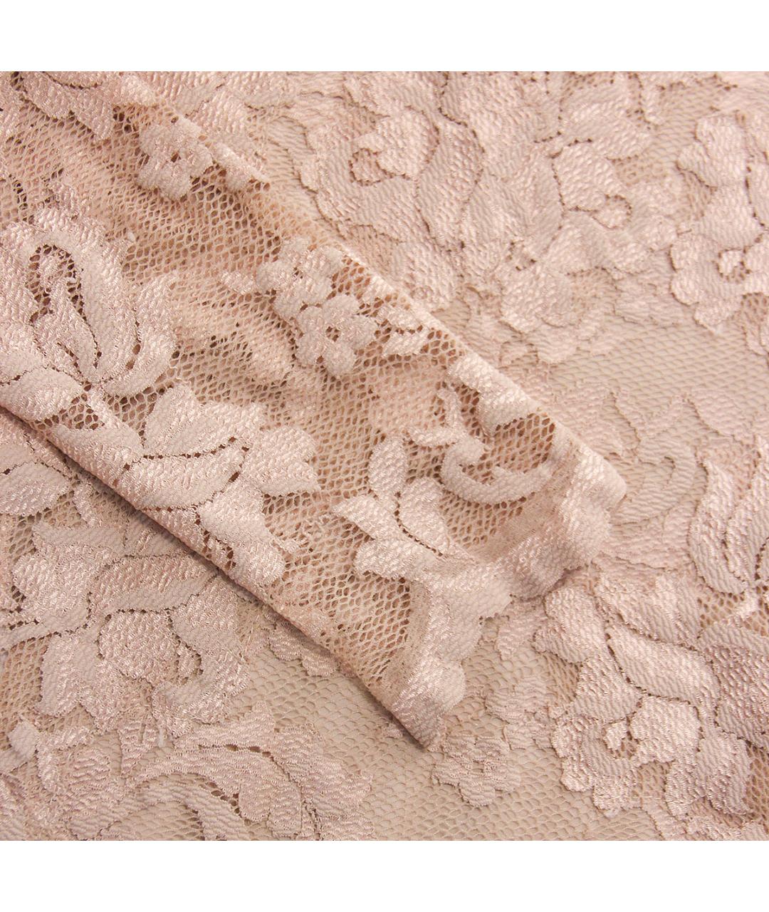 ALLUDE Розовое полиамидовое вечернее платье, фото 5