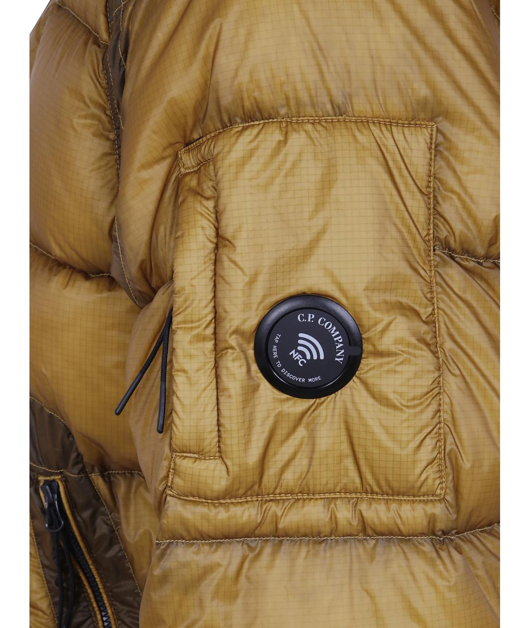 CP COMPANY Коричневая полиамидовая куртка, фото 3