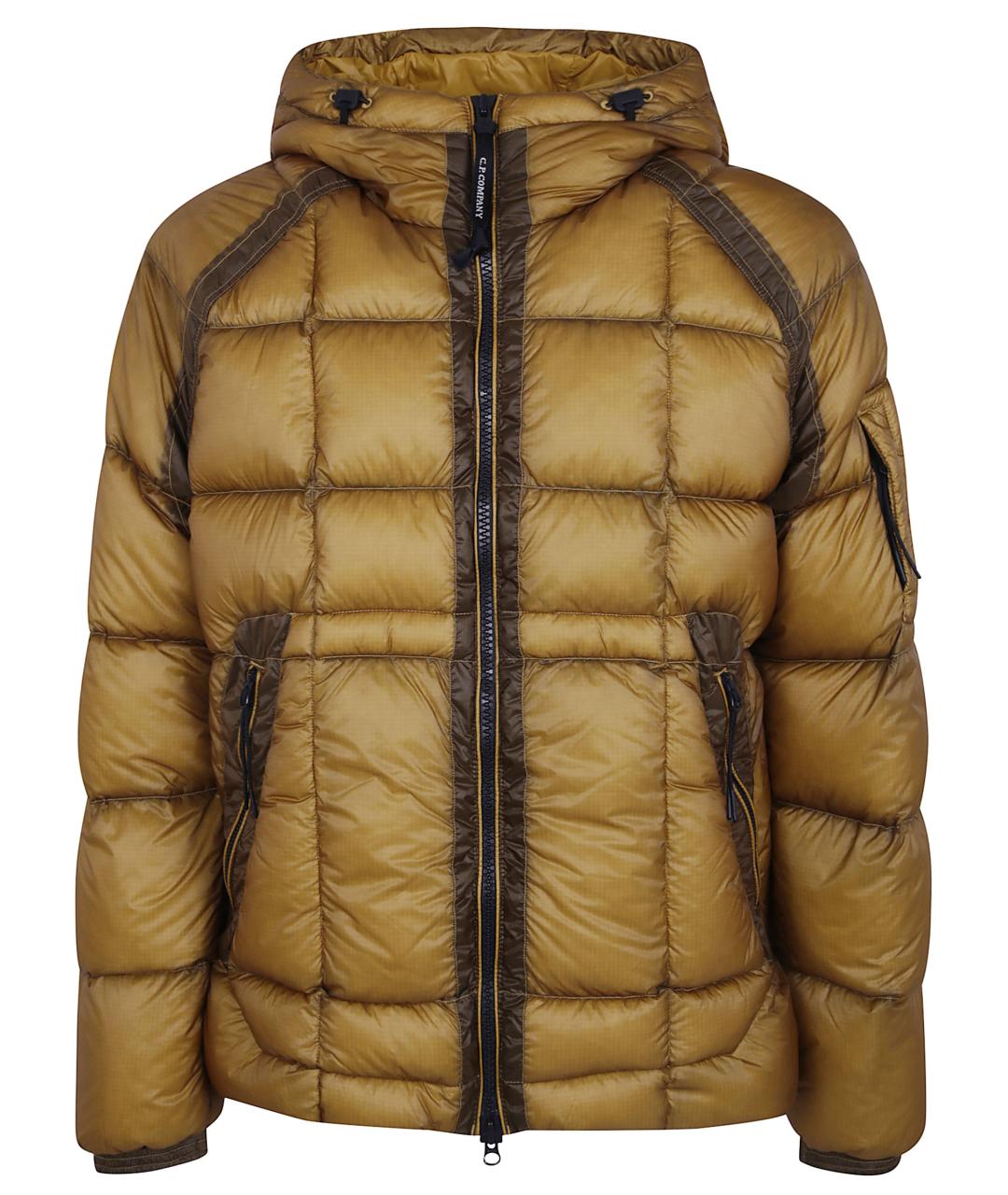 CP COMPANY Коричневая полиамидовая куртка, фото 1