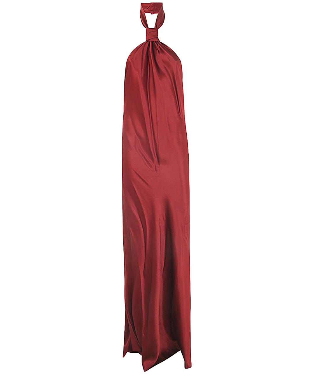 ANN DEMEULEMEESTER Красное вискозное коктейльное платье, фото 2