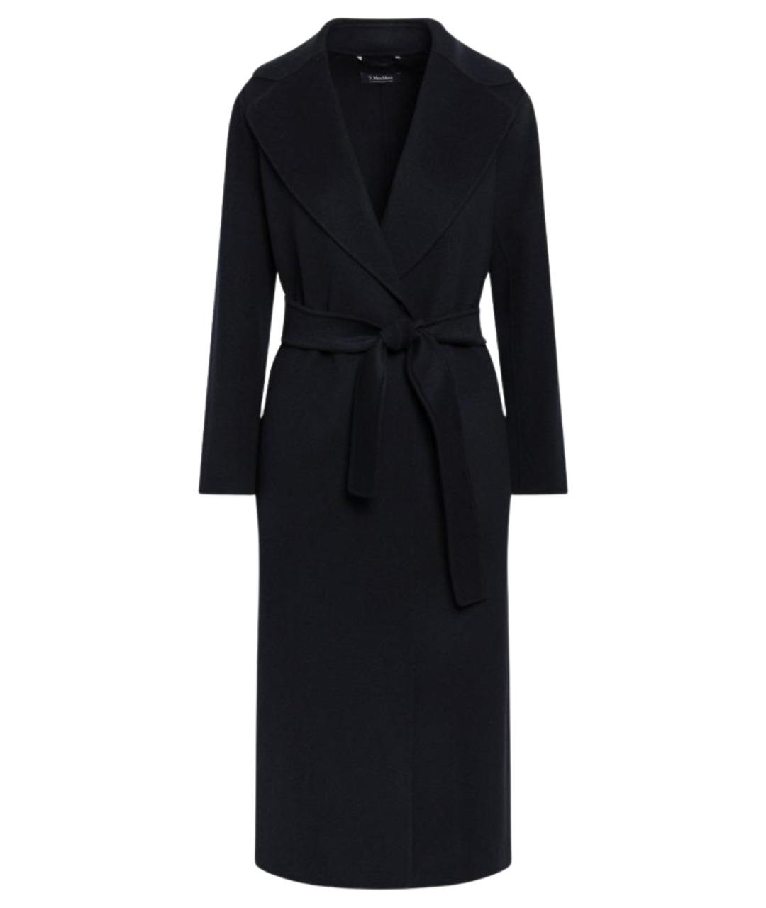 'S MAX MARA Синее шерстяное пальто, фото 1