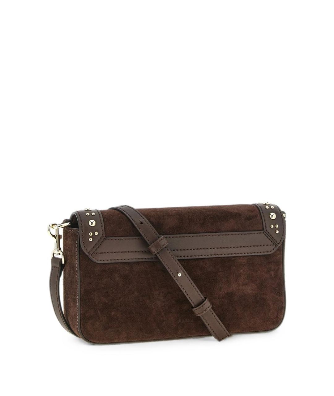 FURLA Коричневая замшевая сумка через плечо, фото 2