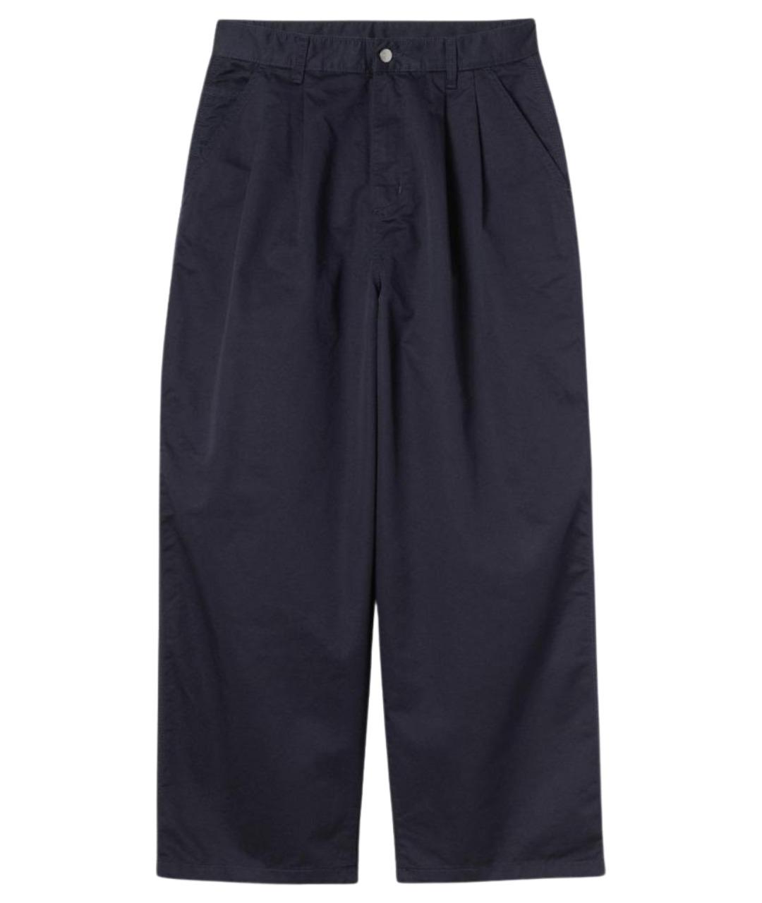 CARHARTT WIP Синие хлопковые повседневные брюки, фото 1