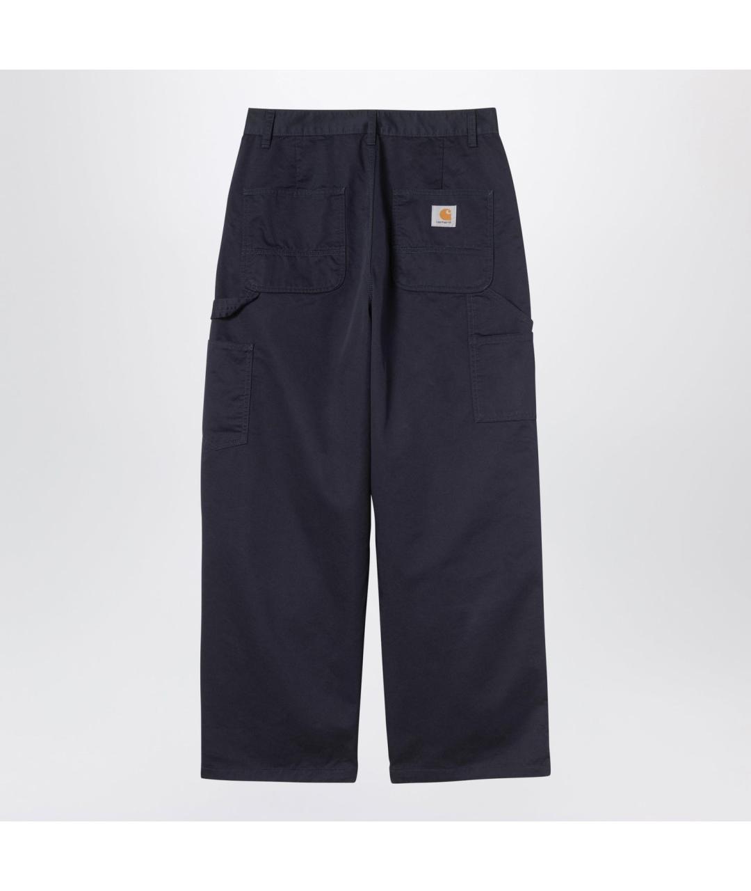 CARHARTT WIP Синие хлопковые повседневные брюки, фото 2