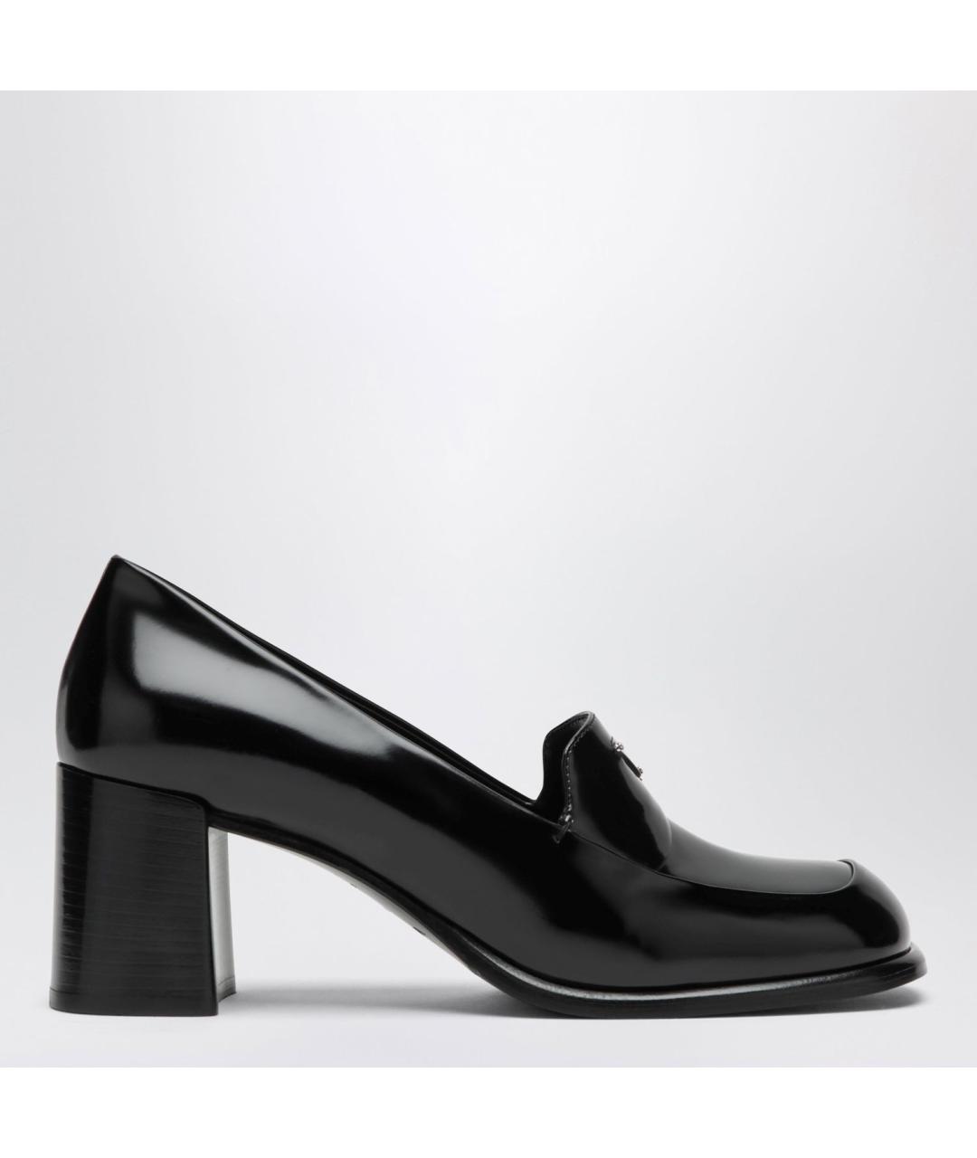 PRADA Черные кожаные туфли, фото 3