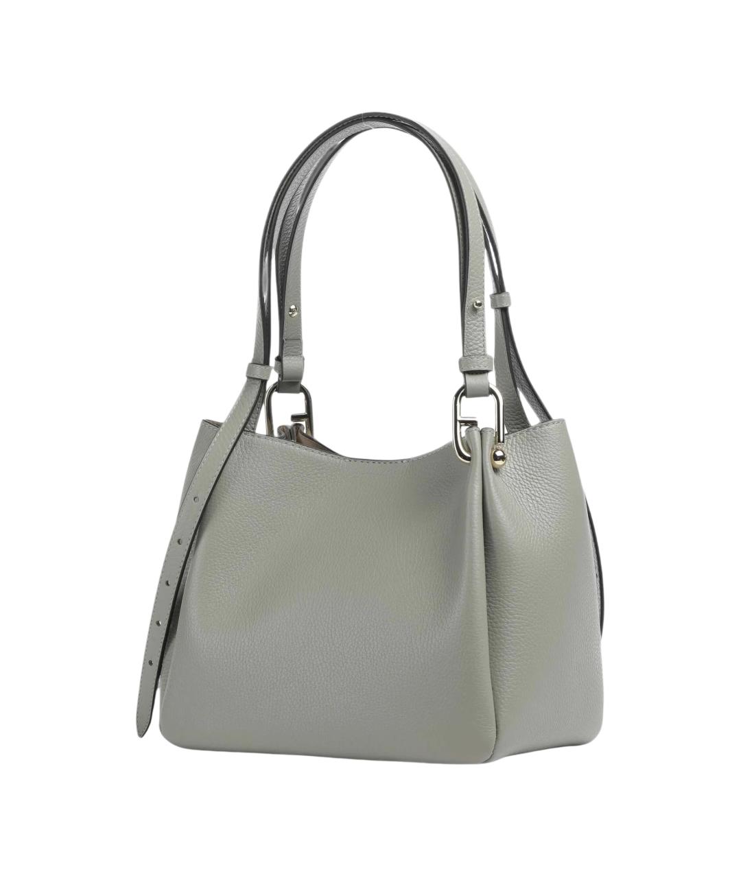 FURLA Зеленая кожаная сумка тоут, фото 2