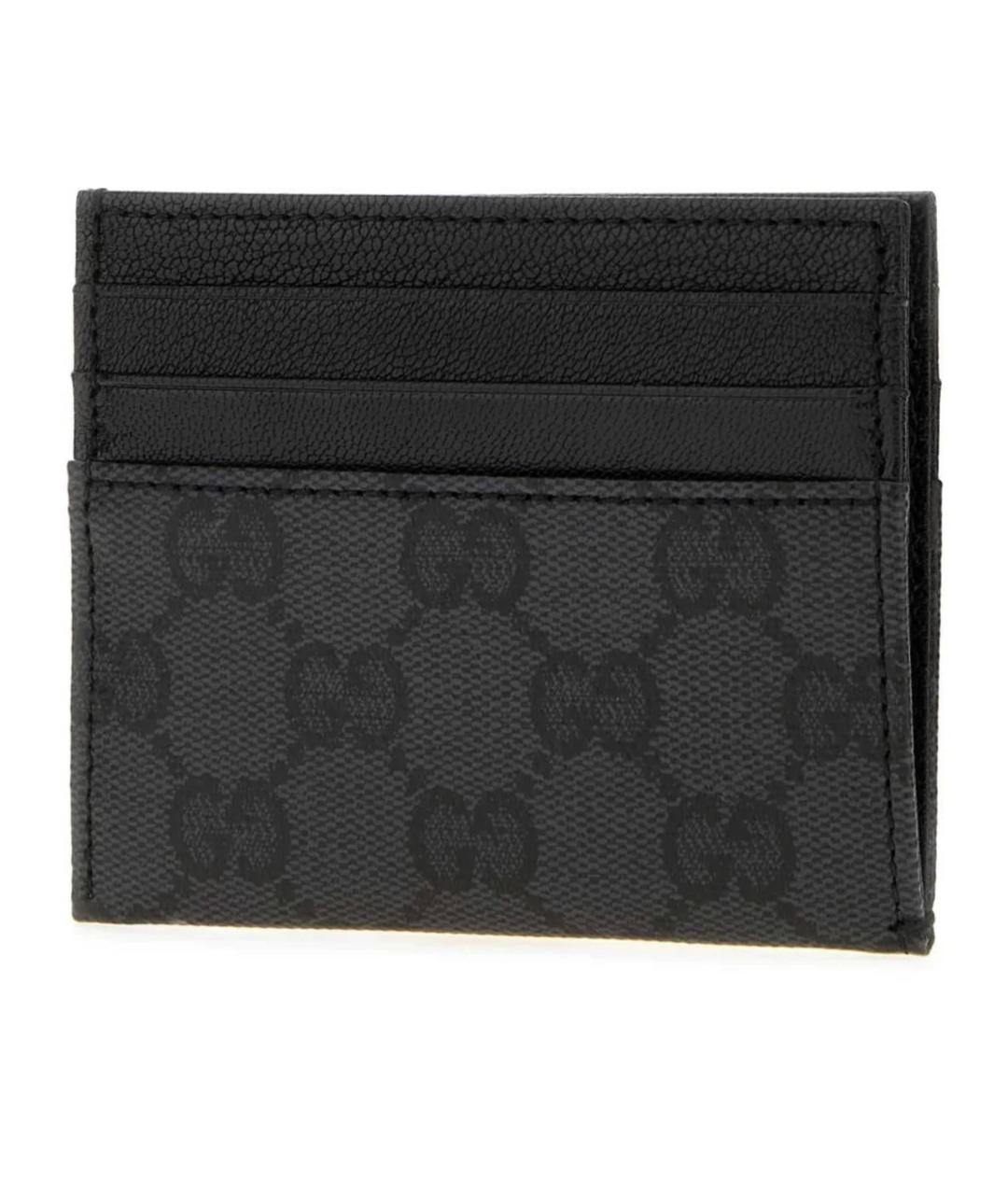 GUCCI Черный кожаный кардхолдер, фото 3