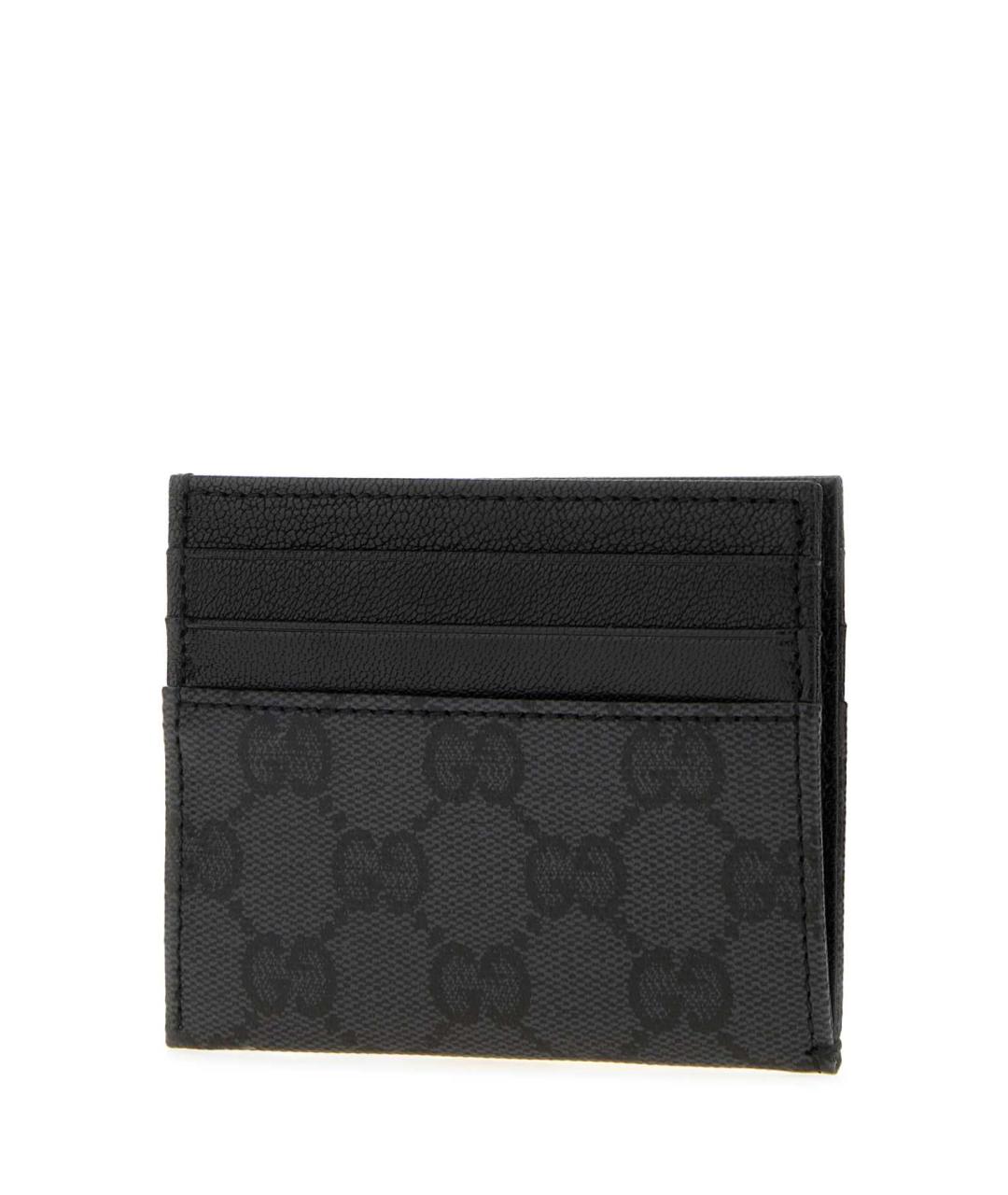 GUCCI Черный кожаный кардхолдер, фото 2