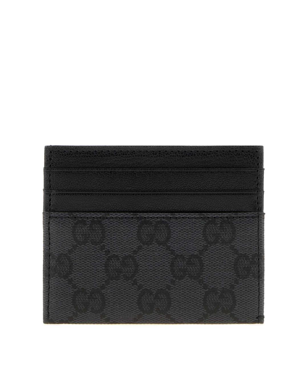 GUCCI Черный кожаный кардхолдер, фото 1