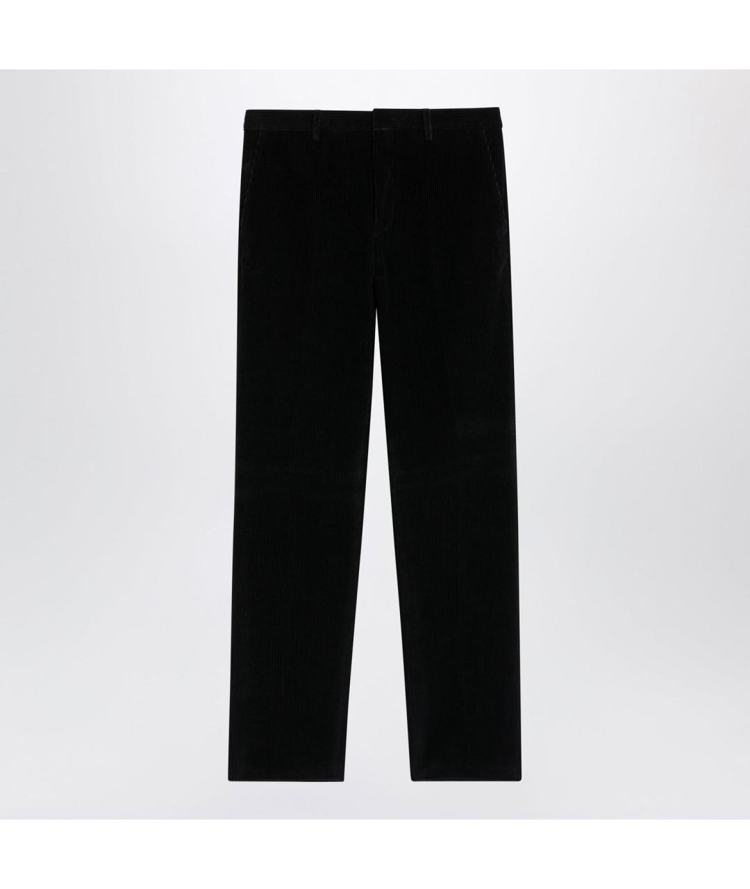 LORO PIANA Антрацитовые хлопковые повседневные брюки, фото 3