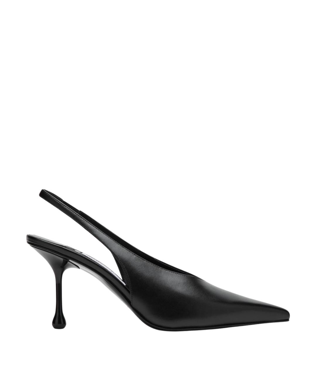 JIMMY CHOO Черные кожаные туфли, фото 1