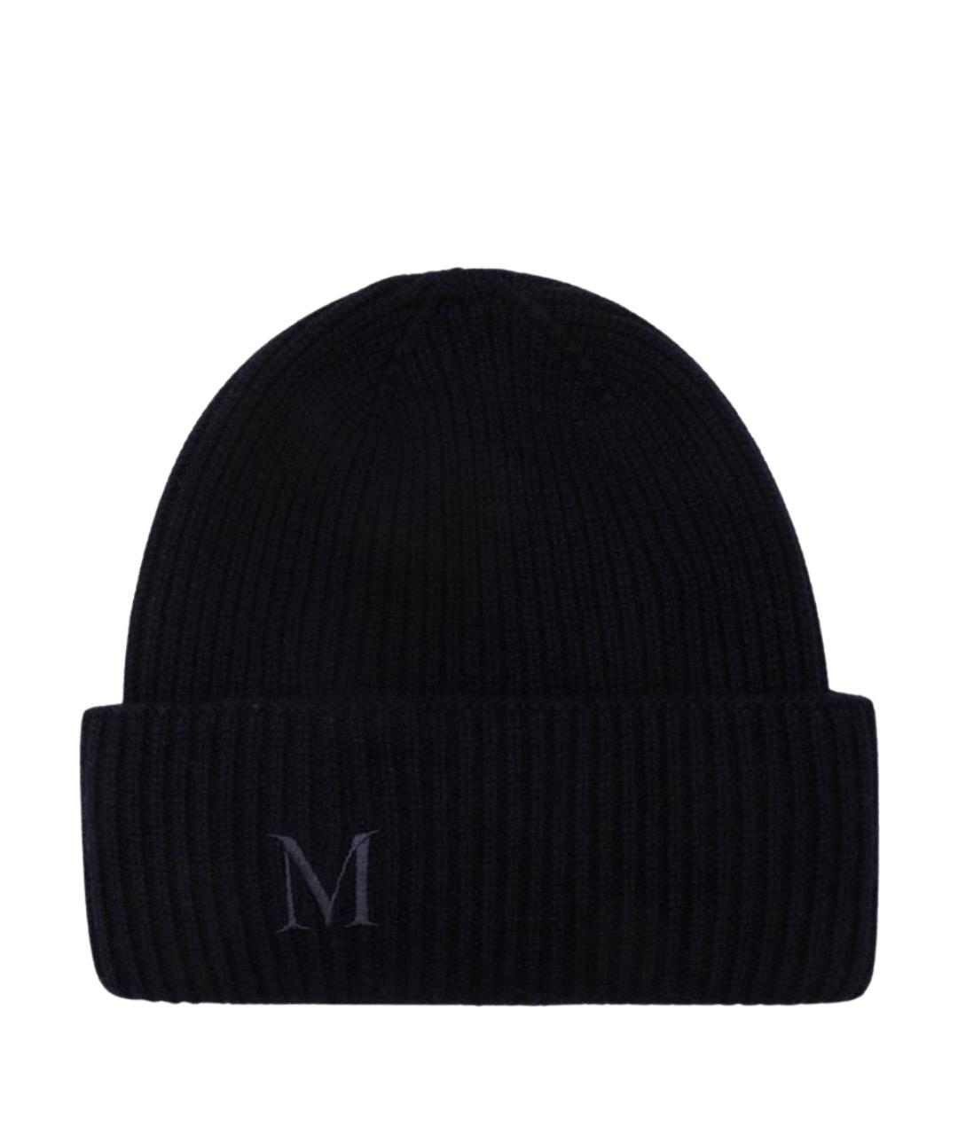 MAX MARA Синяя кашемировая шапка, фото 1