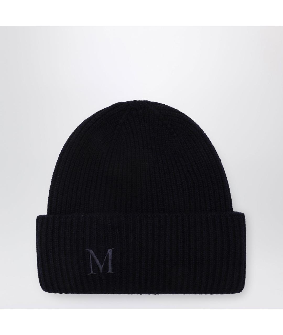 MAX MARA Синяя кашемировая шапка, фото 3