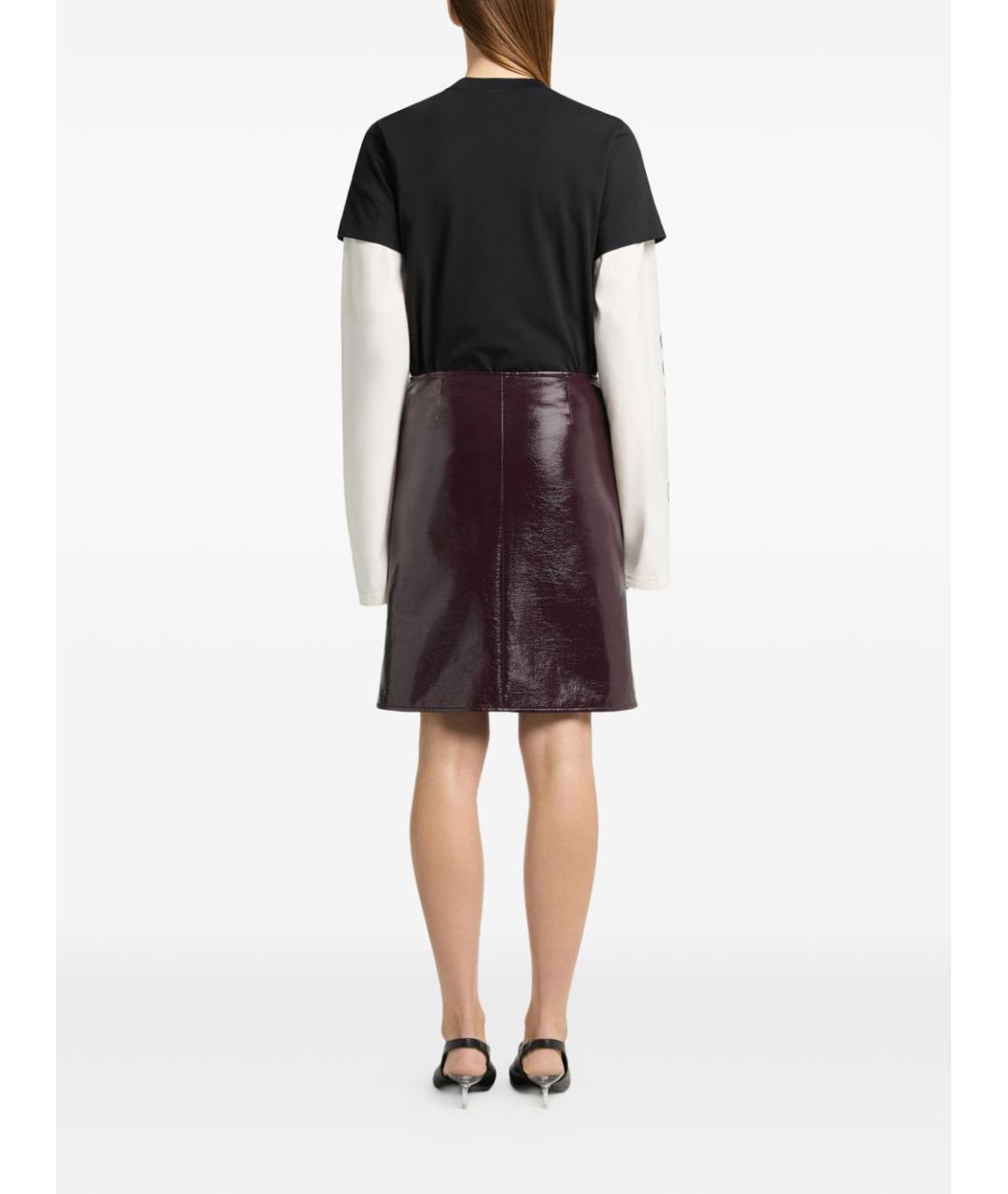 COURREGES Черная хлопковая футболка, фото 3