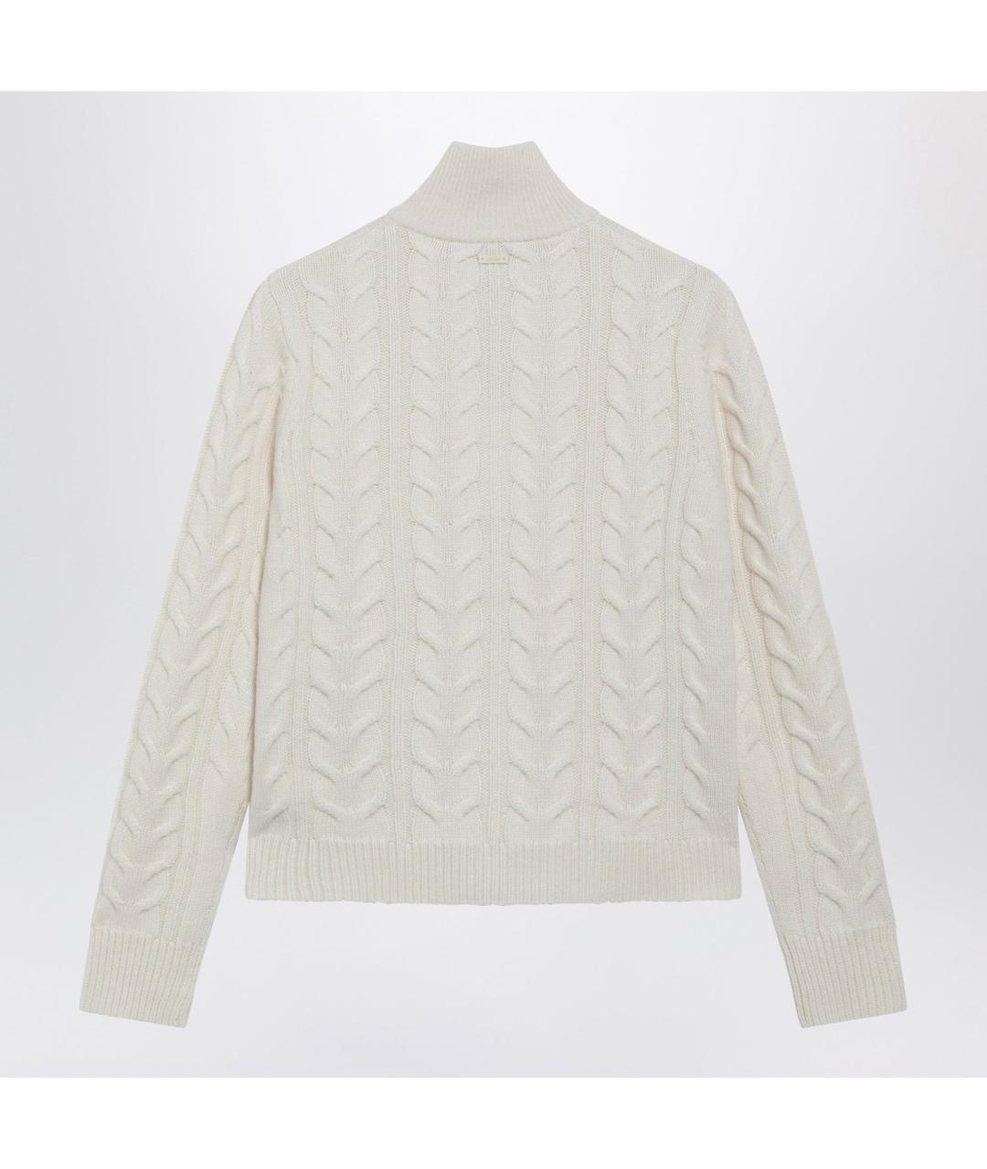 MAX MARA Белый кашемировый джемпер / свитер, фото 2