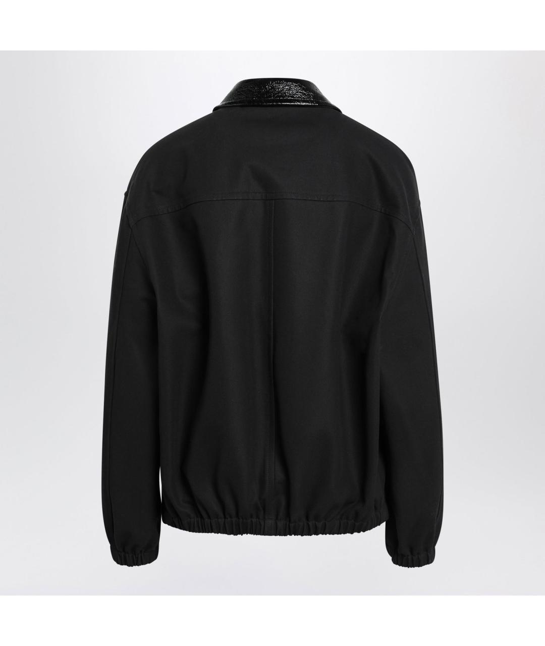 COURREGES Черная хлопковая куртка, фото 2