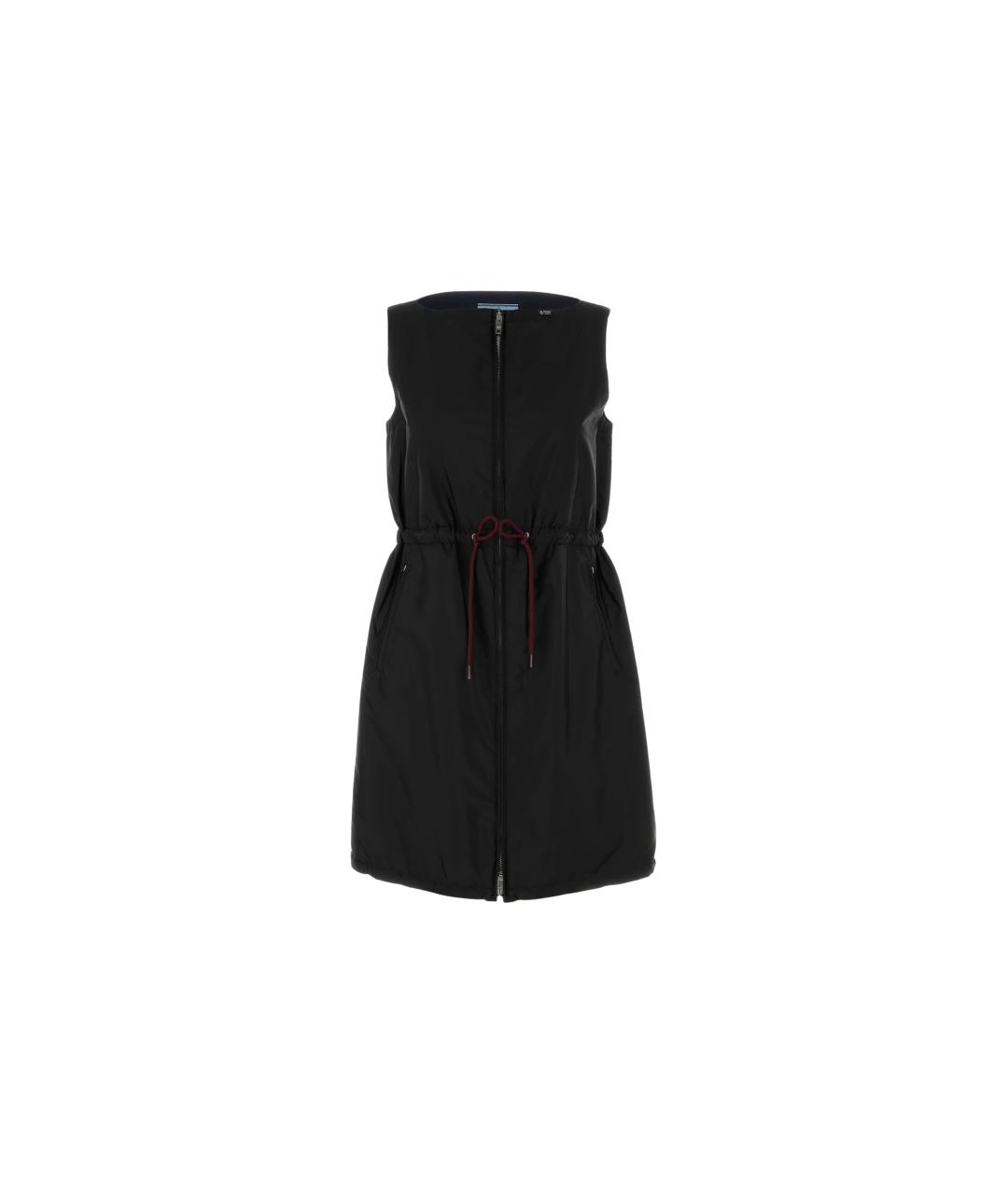 PRADA Черное хлопковое повседневное платье, фото 1